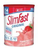SlimFast Original Strawberries and Cream Shake Mix, 12.83 Ounce -- 3 per case.