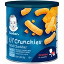 Gerber Graduates Lil Crunchies Cheddar Snack, 1.48 Ounce -- 6 per case.