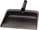 Carlisle Flo Pac Plastic Black Wide Rubberized Dustpan, 12 inch -- 24 per case