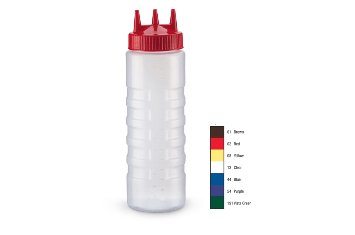 Traex Tri Tip Wide Mouth Squeeze Dispenser, 24 Ounce -- 12 per case.