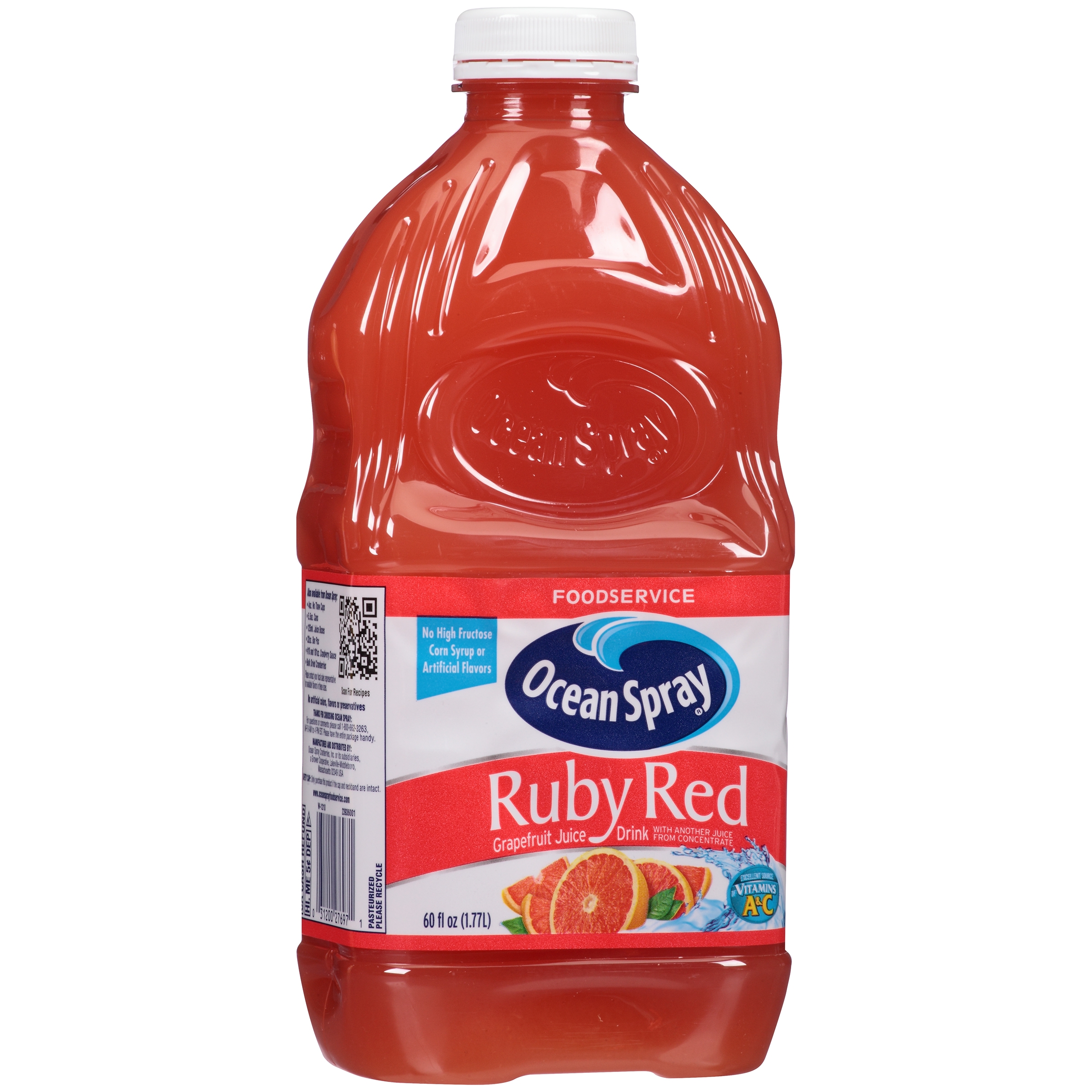 Ocean Spray Ruby Red Grapefruit Drink, 60 Ounce -- 8 per case