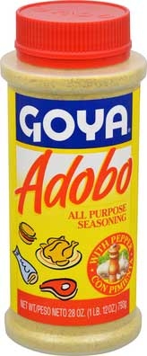 Goya Adobo Seasoning with Pepper - 28 oz. jar, 12 per case
