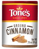 Tones Ground Cinnamon - 0.7 oz. jar, 144 per case