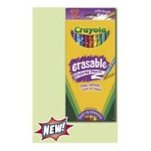 Crayola Short Erasable Colored Pencil -- 48 per case.