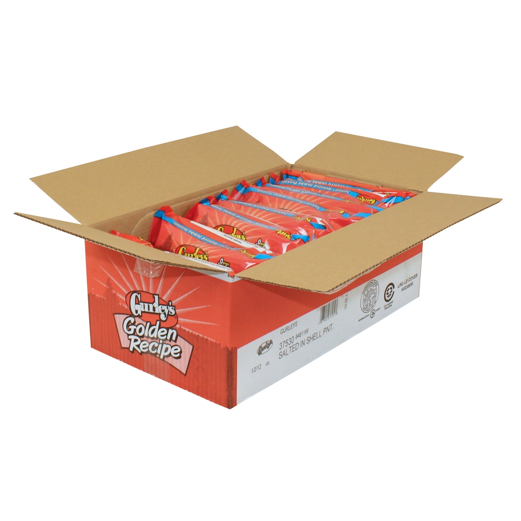 Golden Recipe Salted Roasted Jumbo Peanut in Shell, 12 Ounce -- 12 per case.