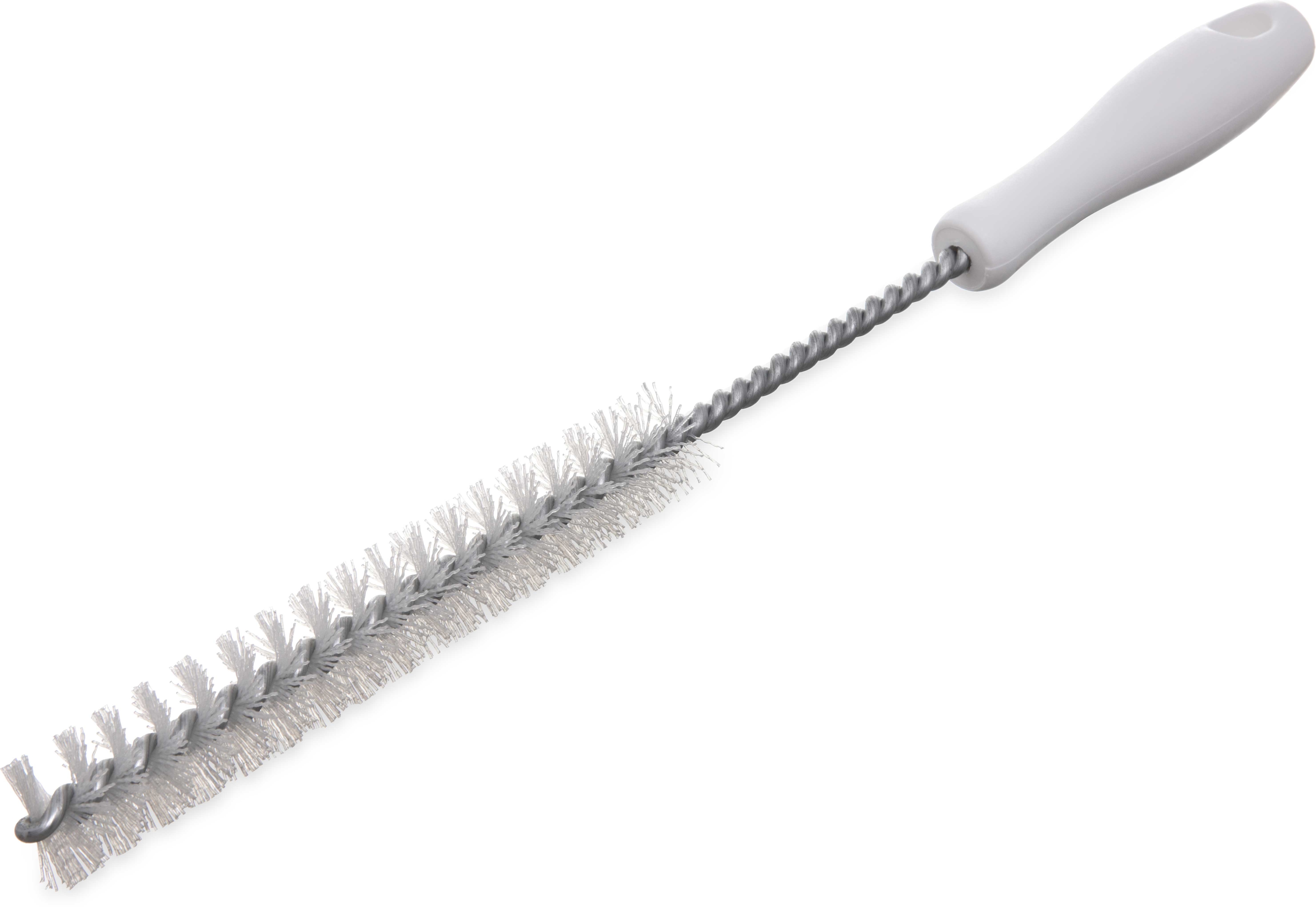 White Valve and Fitting Brush - 15 inch with White 1 inch Polyester Bristle - 12 per case