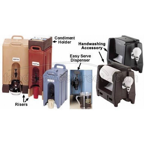 Camtainer Riser for 2.5 or 5 Gallon Container, Dark Brown.