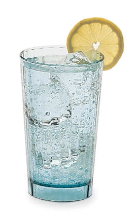 Huntington Plastic Tumbler, Azure Blue, 16 Ounce -- 36 per case.