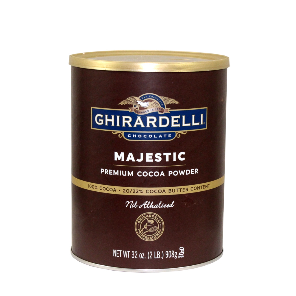 Ghirardelli Majestic Premium Cocoa Powder, 2 Pound -- 6 per case.