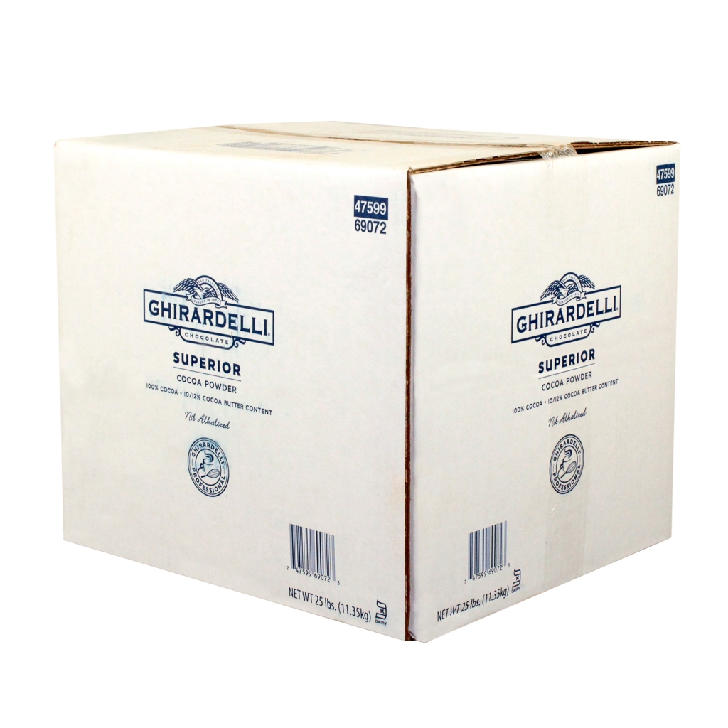 Ghirardelli Superior Cocoa Powder - 25 lb., 1 box per case