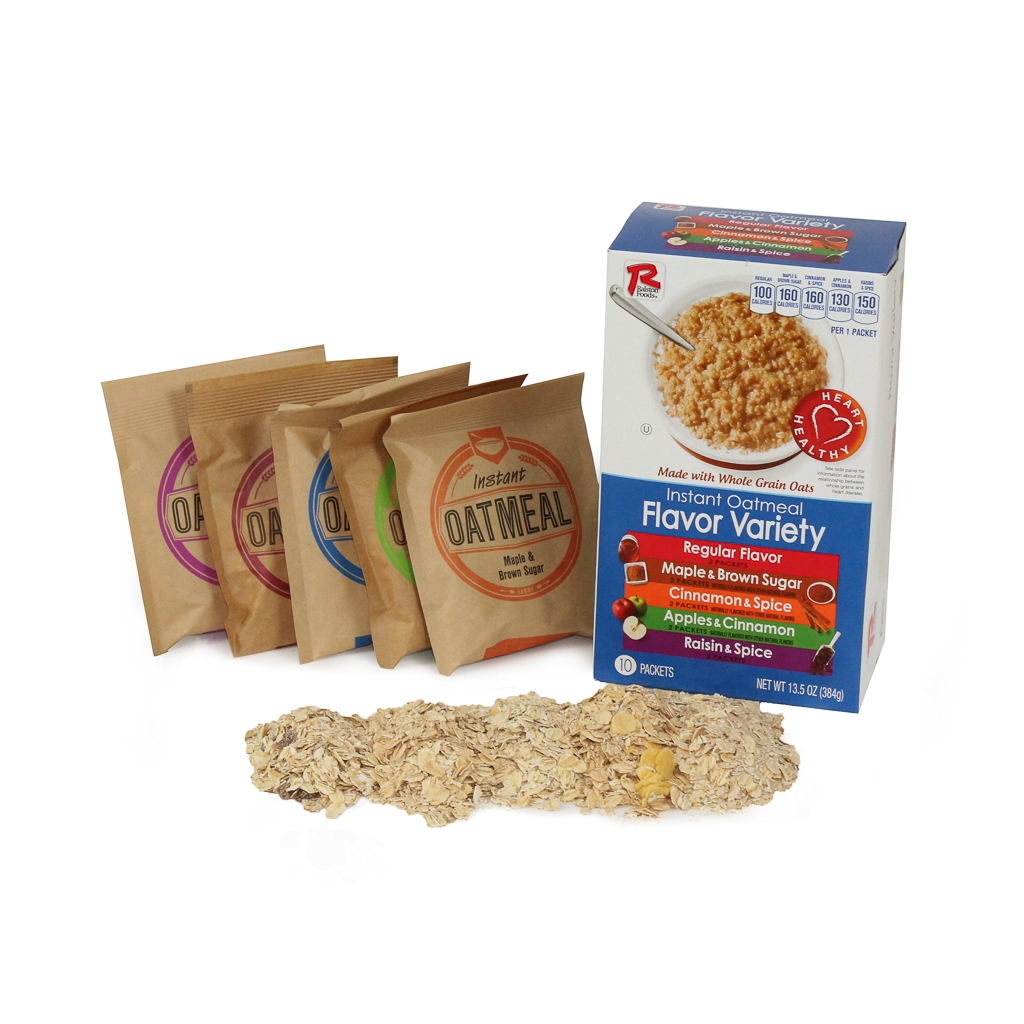 Ralston Foods Instant Oatmeal Hot Cereal, 13.5 Ounce -- 12 per case.