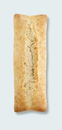 Boulart Original Demi Ciabatta Baguette -- 36 per case.