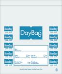 Daymark Day of the Week Portion Bag - Monday, 5.5 x 5.5 inch -- 4 rolls per case.