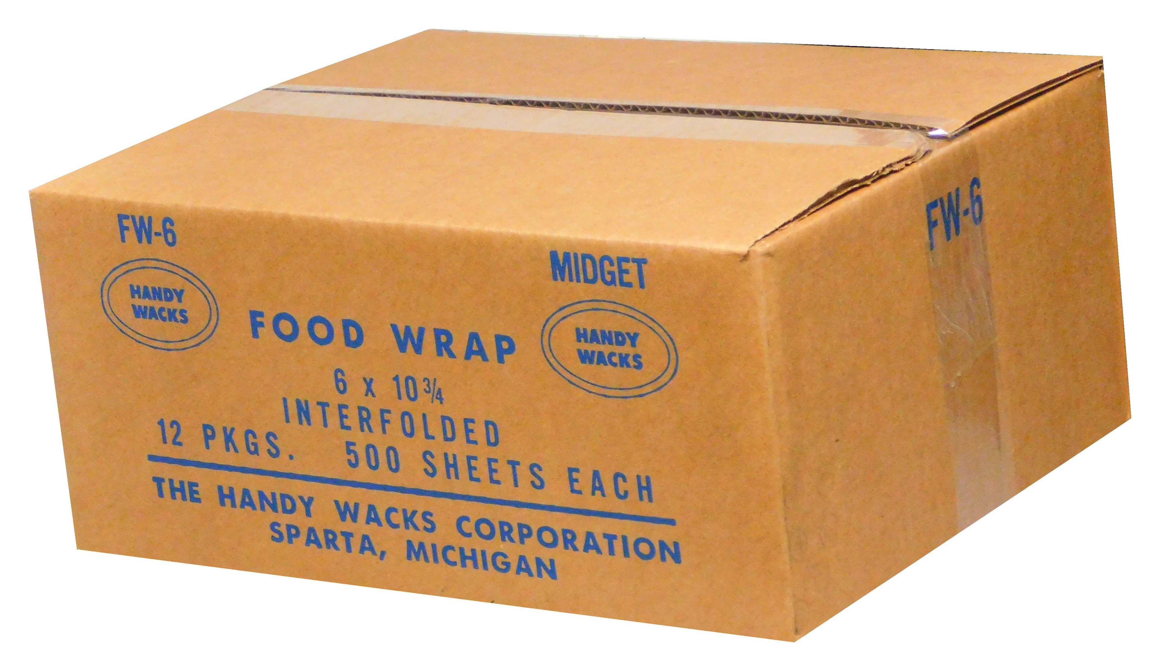 6X10.75 Interfolded Deli Paper -- 12 case -- 500 count