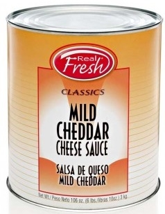 Real Fresh TFF Mild Cheddar Cheese Sauce, 6.63 Pound -- 6 per case.