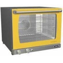 Cadco Line Chef Manual Control Countertop Convection Oven - 4 Half Size Sheet Pan Capacity, 23 5/8 x 20 x 28 1/8 inch.