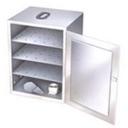 Lakeside Stainless Steel Solid Fuel Cannister 3 Shelf Food Carrier Box Only, 13.25 x 15 x 22 inch.