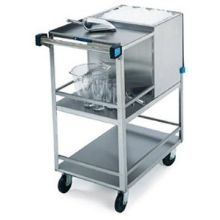 Lakeside Stainless Steel Ice Cart, 50 Pound Ice Capacity.