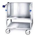 Lakeside Stainless Steel Store N Carry Dish Cart with 2 Shelf, 39 1/8 x 22 5/8 x 31 1/2 inch.