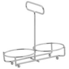 Alegacy Chrome Plated Two Ring Wire Rack Only, 7 1/4 x 8 inch.