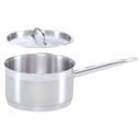 Alegacy Optima II 21CT Stainless Steel Induction Ready Sauce Pan with Cover and Helper Handle, 7.6 Quart.
