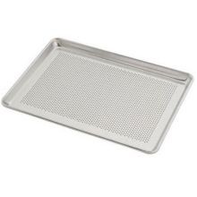 Alegacy Eagleware 18 Gauge Aluminum Perforated Half Size Bun and Biscuit Pan, 12 7/8 x 17 3/4 x 1 inch.