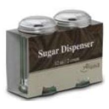 Alegacy Plastic Fluted Sugar Pourer, 12 Ounce - 2 per pack -- 12 packs per case.