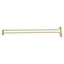 Alegacy Gold Anodized Glass Rack, 24 inch.