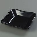 Black Scalloped Deliware Square Dish-Inset 1/3 inch -- 48 per case