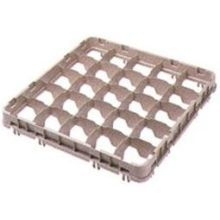 Soft Gray Cambro 36 Compartment Full Size Full Drop Stemware Extender Only, 19 5/8 x 19 5/8 x 2 inch -- 12 per case.