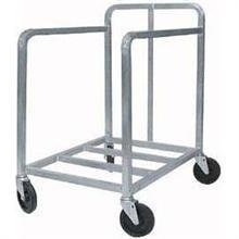 Aluminum Welded Pan Truck Size: 20 x 26 1/2 x 32 inch.