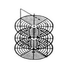 Nemco Food Equipment Heavy Gauge Wire Three Tier Rack System Only, 12 inch Diameter.