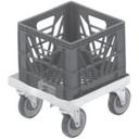 Channel Manufacturing Aluminum Milk Crate Dolly, 7 1/2 x 14 1/4 x 20 1/4 inch.