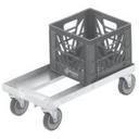 Channel Manufacturing Aluminum Milk Crate Dolly, 7 1/2 x 14 1/4 x 27 1/4 inch.