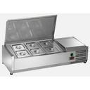 Arctic Air Refrigerated Six Pan Counter-Top Food Prep Unit, 40 inch.