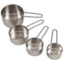 Alegacy Stainless Steel Measuring Cup Set - Long Wire Handle -- 1 set.