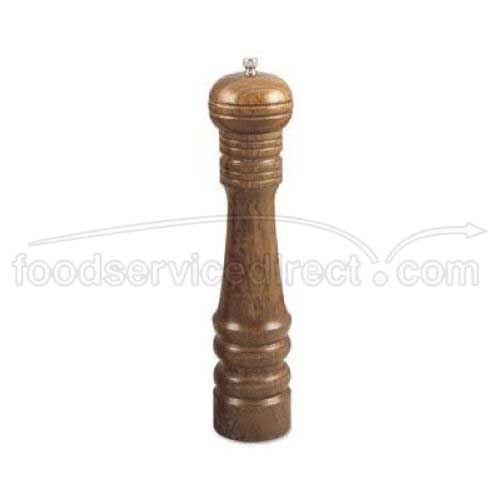 Alegacy Walnut Finish Pepper Mill - Brass Ferrule, 12 1/2 inch.