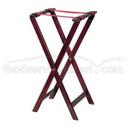 Alegacy Dark Mahogany Wooden Tray Stand, 16 1/4 x 32 1/2 inch.
