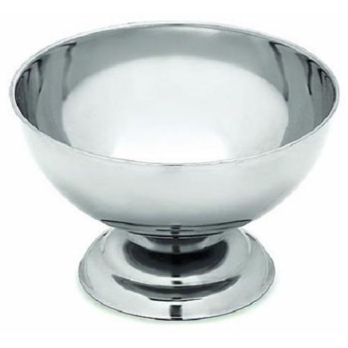 Alegacy Stainless Steel Dessert Ice Cream Dish, 4 Ounce Capacity.