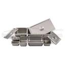 Alegacy 18/8 Stainless Steel 22 Gauge One-Third Size Steam Table Pan, 2 1/2 Quart.