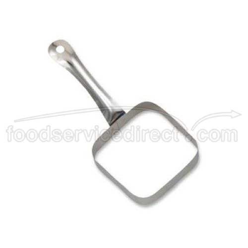 Alegacy Stainless Steel Square Egg Ring, 4 x 4 inch Diameter.