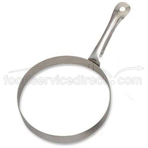 Alegacy Stainless Steel Round Egg Ring, 5 1/8 inch Diameter.