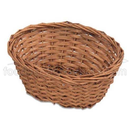 Alegacy Round Willow Bread Basket, 9 x 3 inch -- 12 per case.