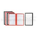 Black Alegacy Single Menu Cover, 6 1/2 x 9 inch.