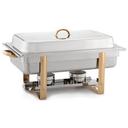 Alegacy Gold Accented Full Size Chafer, 9 Quart Capacity.