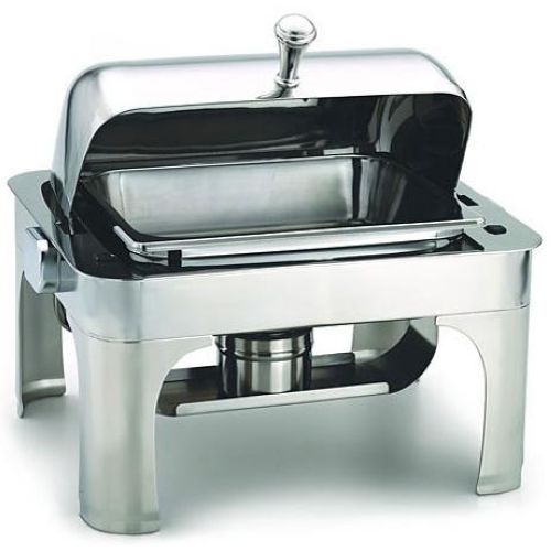 Alegacy Savoir Half Size Stainless Steel Dome Cover Chafer, 17 x 15 1/8 x 15 1/2 inch.