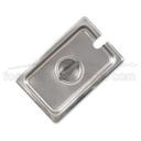 Alegacy 22 Gauge 18/8 Stainless Steel Standard Flat Notched Cover Only, 12 3/4 x 10 7/16 inch.