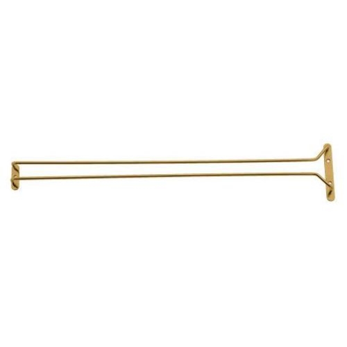 Alegacy Gold Anodized Glass Rack, 10 inch.