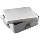 Alegacy Heavy Duty Aluminum Roast Pan with Cover, 20 7/8 x 17 3/8 x 4 1/2 inch.