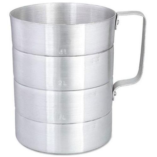 Alegacy Heavy Duty Aluminum Dry Measure, 4 Quart.